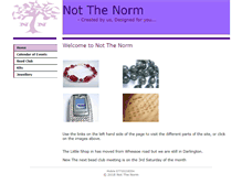 Tablet Screenshot of notthenorm.com